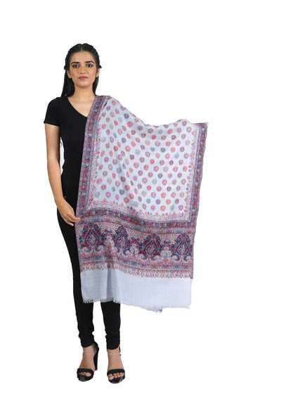 KANI BOOTI JAAL MERINO WOOL STOLE IN MELANGE STYLE