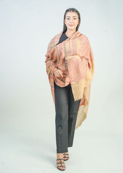 KANI WOVEN PALLA BOOTI SHAWL