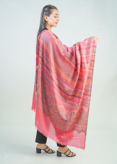 KANI WOVEN PALLA BOOTI SHAWL