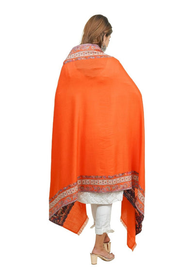 MELANGE KANI WOVEN JACQUARD WOOLLEN SHAWL