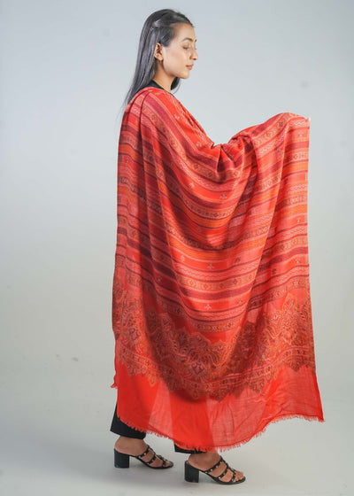 KANI WOVEN PALLA BOOTI SHAWL