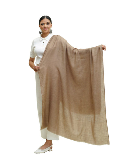 MERINO WOOL SELF JACQUARD SHAWL