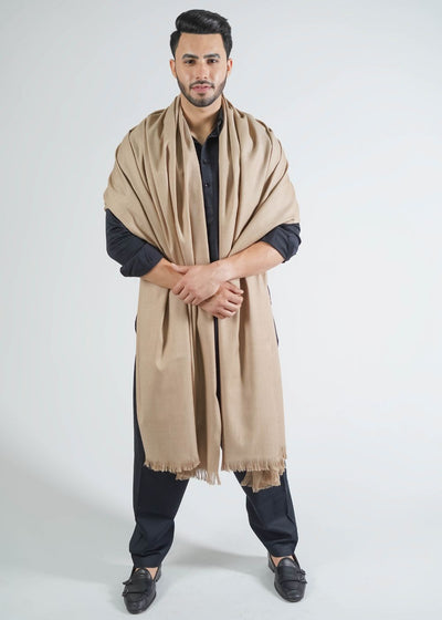 MERINO WOOL BLENDED GENTS SHAWL