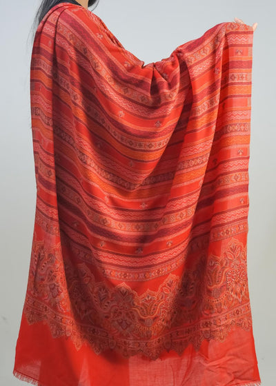 KANI WOVEN PALLA BOOTI SHAWL