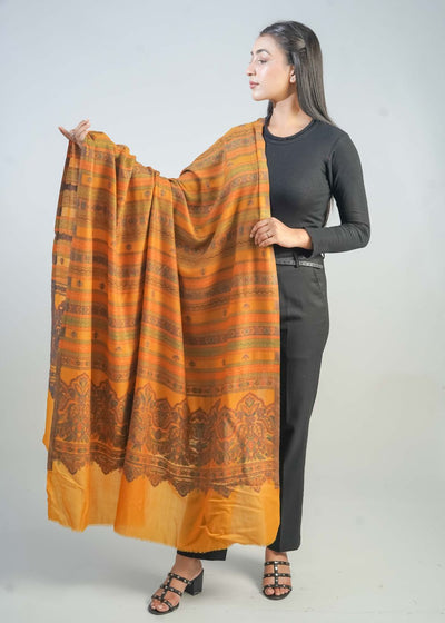 KANI WOVEN PALLA BOOTI SHAWL