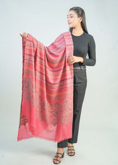 KANI WOVEN PALLA BOOTI SHAWL