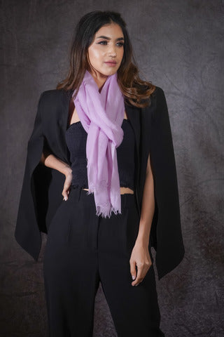 MERINO WOOL PLAIN STOLE