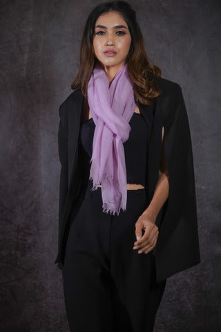 MERINO WOOL PLAIN STOLE