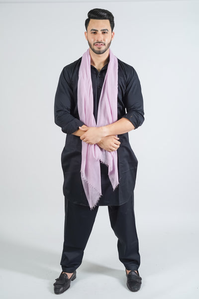 MERINO WOOL PLAIN STOLE