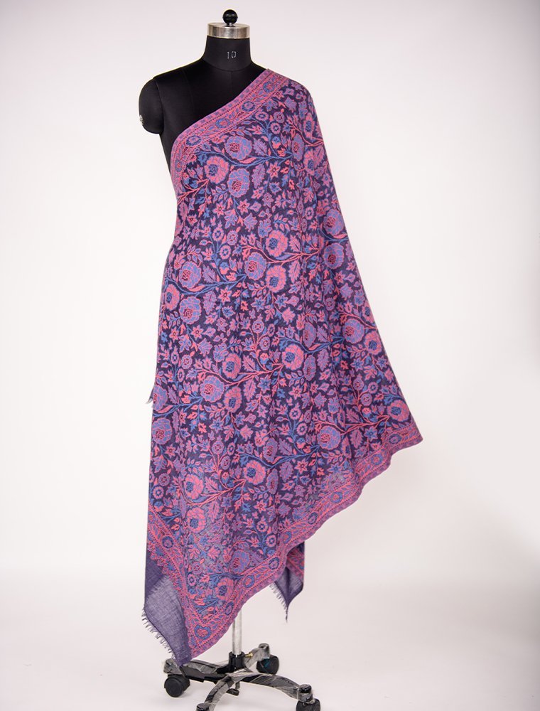 ULTRA SOFT MERINO WOOL WOVEN KANI SHAWL