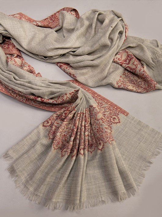 ULTRA SOFT MERINO WOOL WOVEN KANI SHAWL