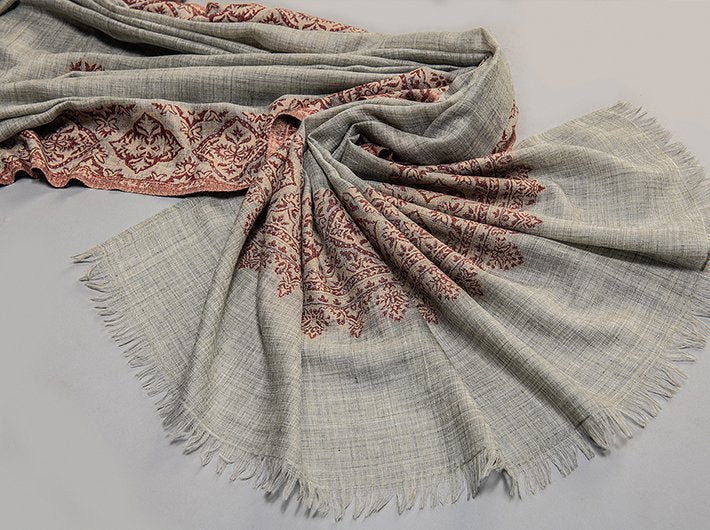 ULTRA SOFT MERINO WOOL WOVEN KANI SHAWL